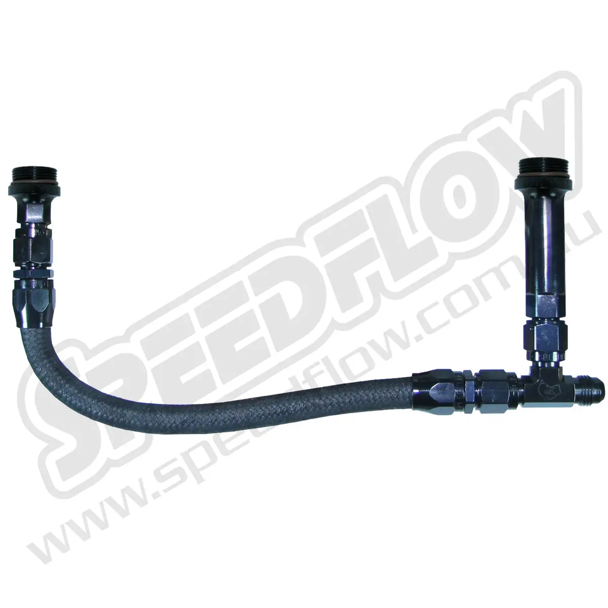 Speedflow -6 AN Holley 4150 HP & QFT Carburetor Kit with -8 ORB Inlet Fitting