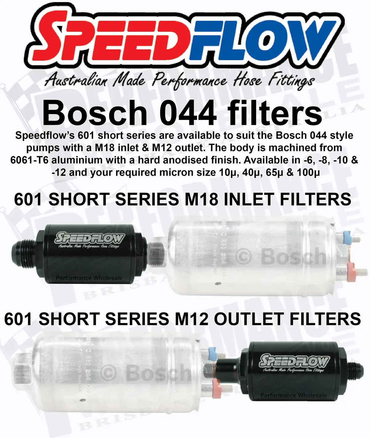 Speedflow Fuel Pump Check Valve / Non-Return Valve Suit Bosch 044 1