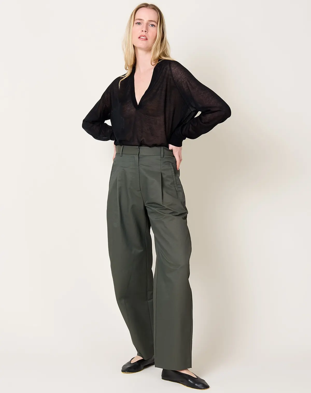 Relaxed Balloon Pants In Kalamata 1