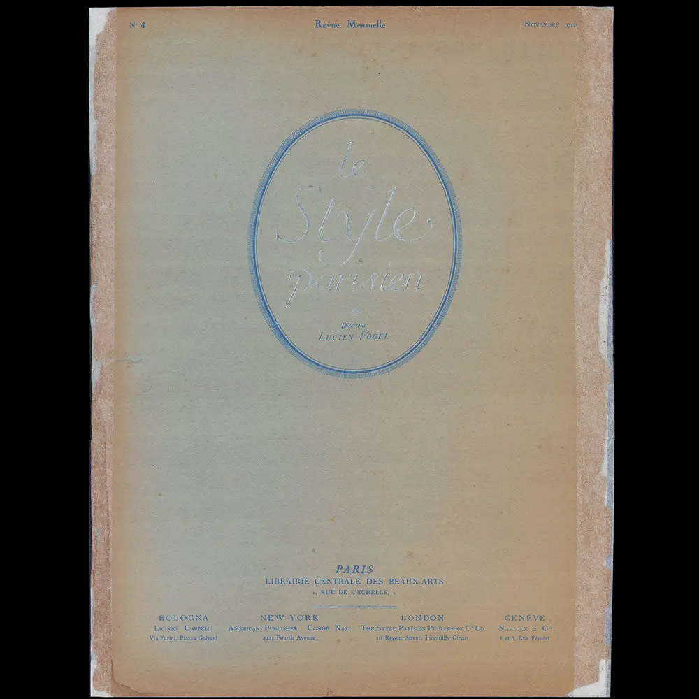 Style Parisien, N°4, Novembre 1915 1