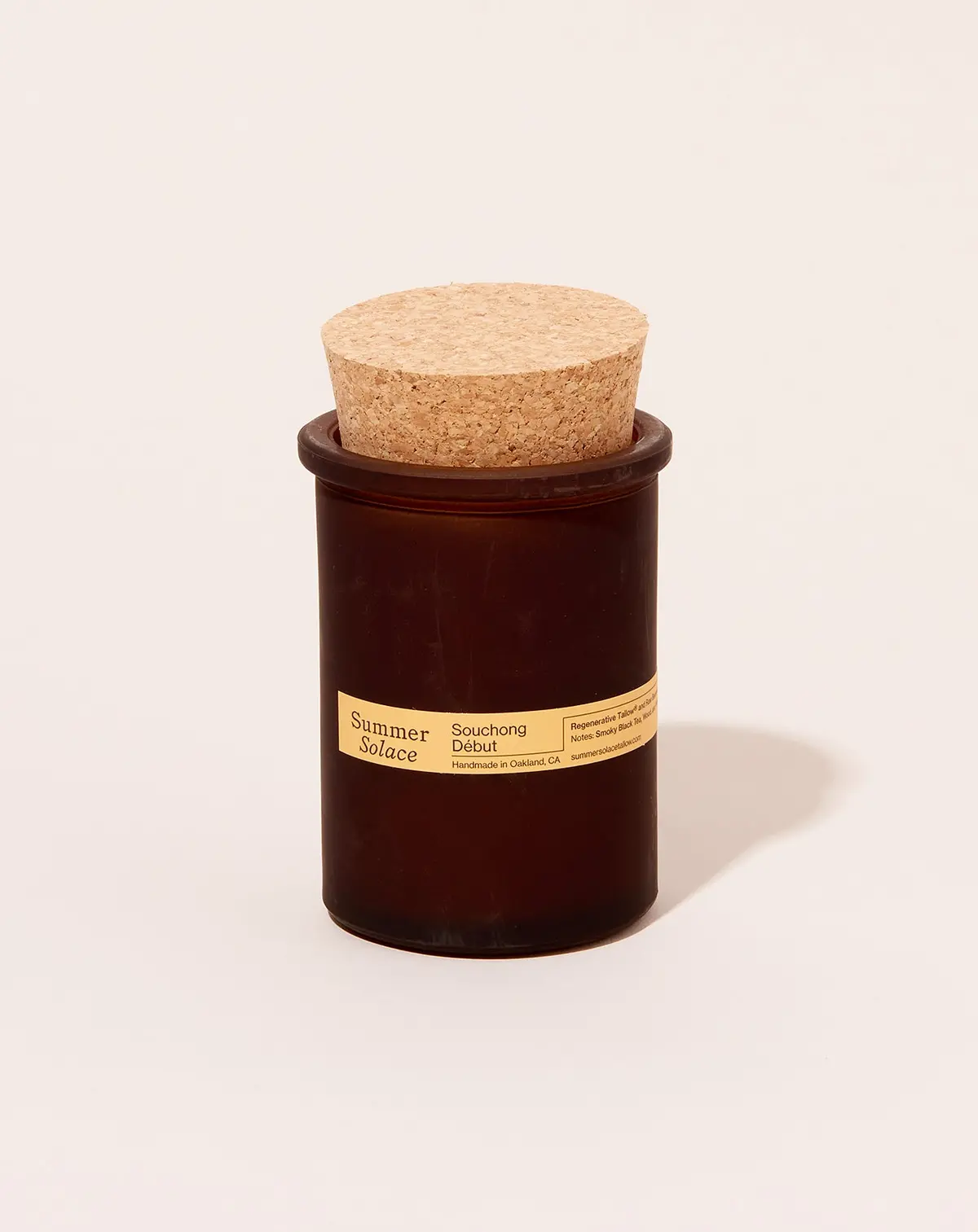 Souchong Debut Black Tea And Vetiver Candle 1