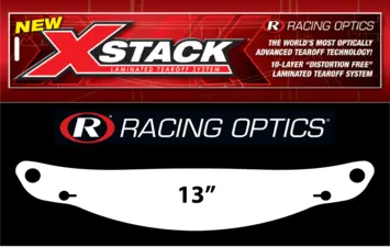 Racing Optics Laminated Tear-Offs X-Stack  2Mil - Ro-10214C 1