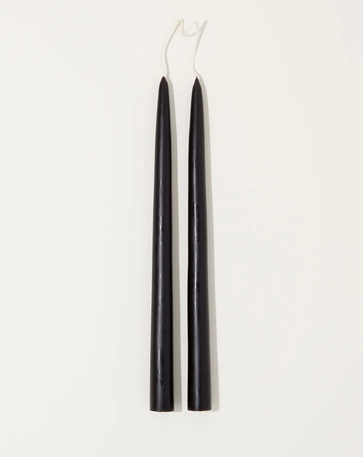 Pair Of 12" Taper Candles In Smoke 1