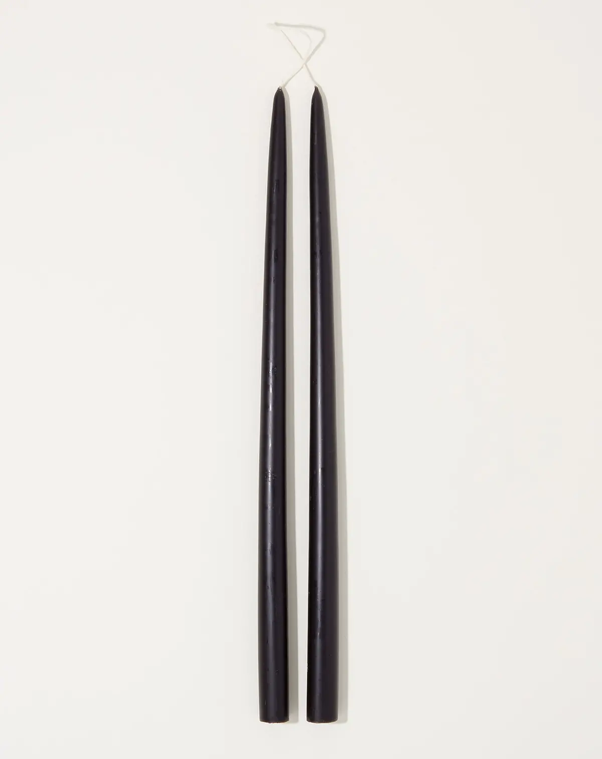 Pair Of 18" Taper Candles In Smoke 1