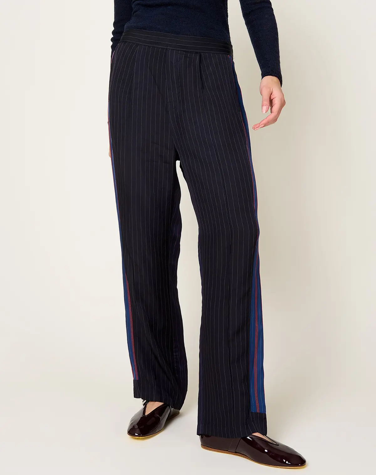 Cupra Stripe Pant In Navy 1
