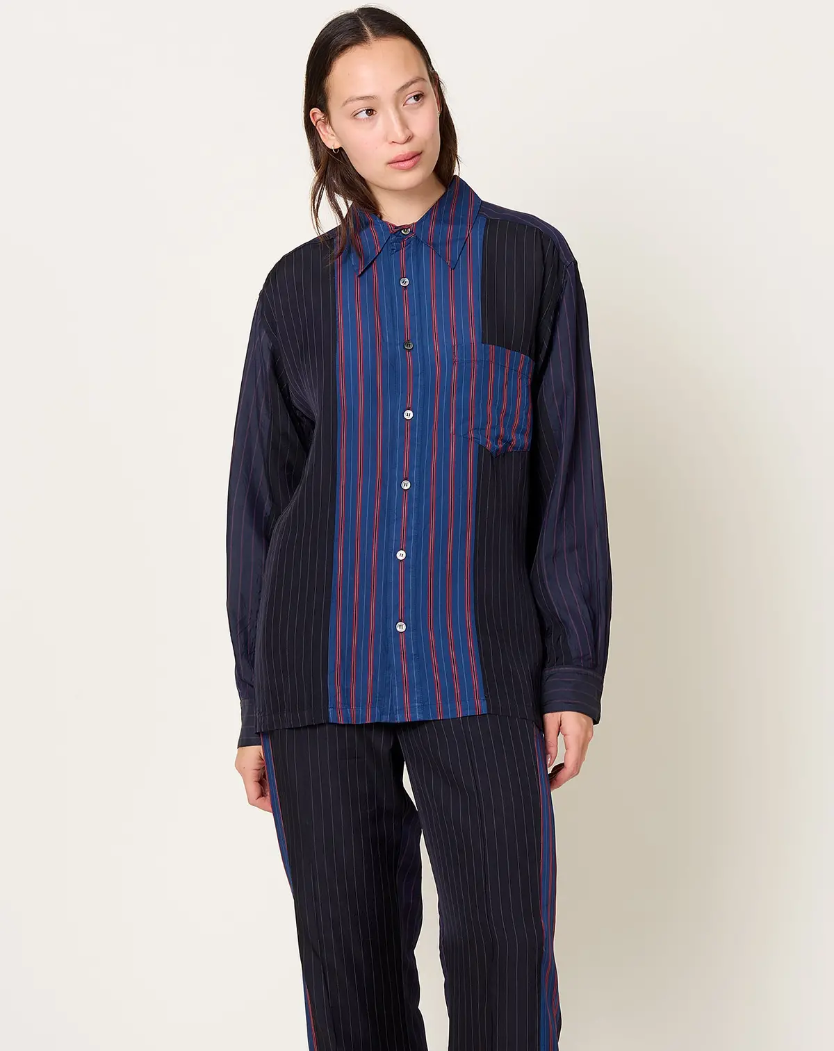 Cupra Stripe Shirt In Navy 1