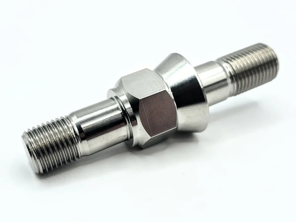 Bk Ti Components Titanium Rear Torsion Arm Shock Stud Oal 3.030In Shock Length 1 7/8In Hex 3/4In 1