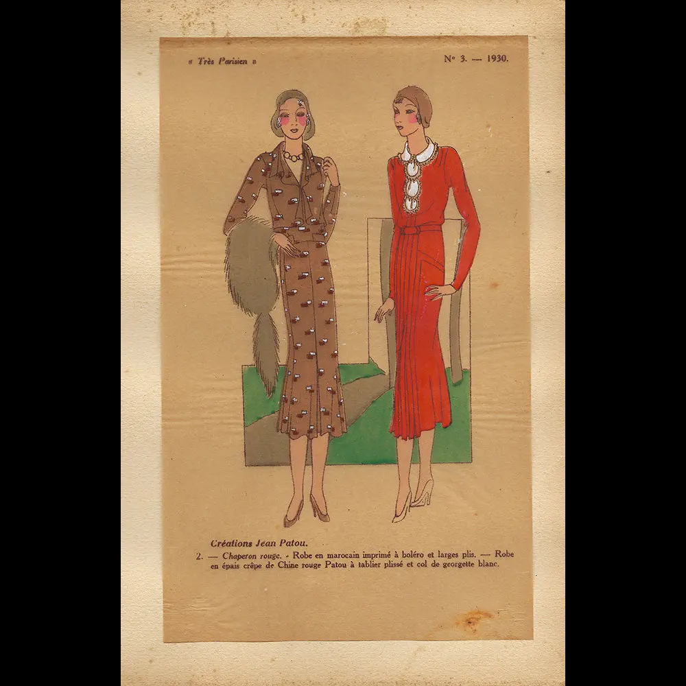Très Parisien, Réunion De 16 Planches Du N°3, 1930 1