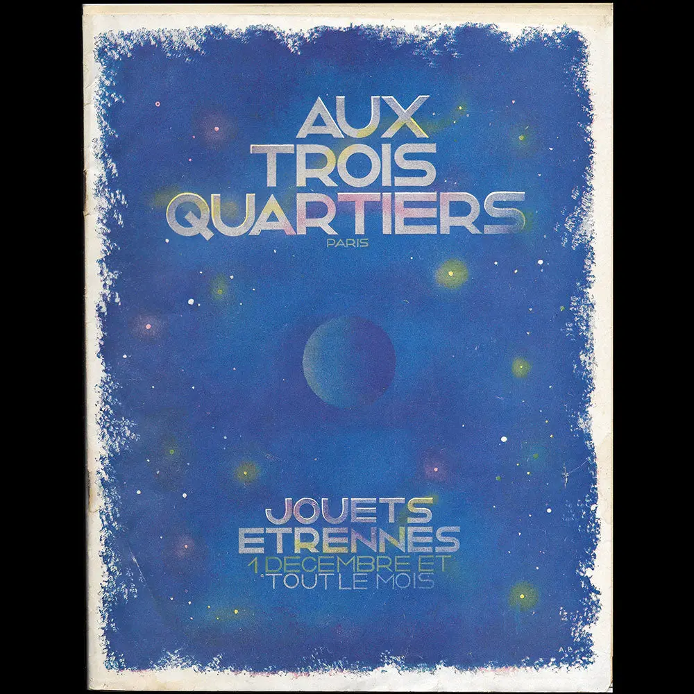 Les Trois Quartiers - Jouets, Etrennes, Décembre 1930, Couverture D'alexei Brodovitch 1
