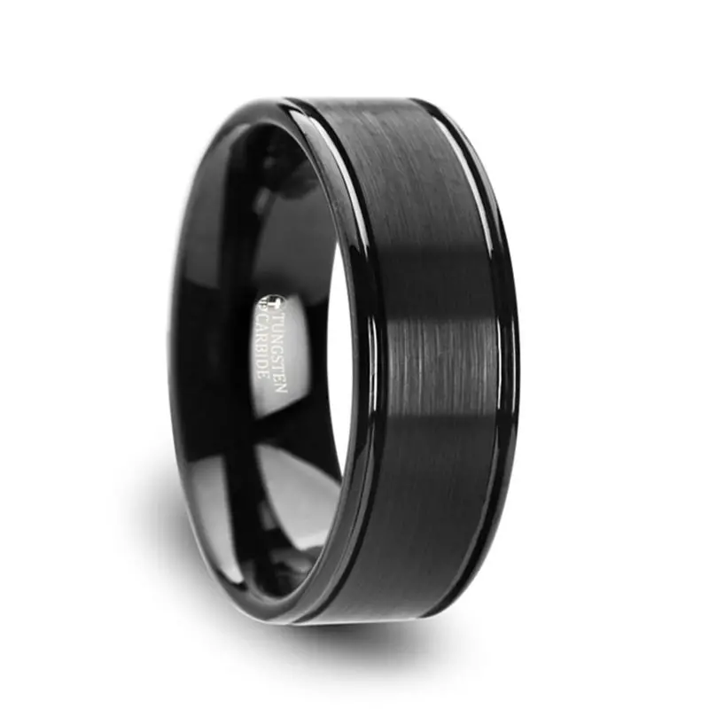 Turner | Tungsten Ring Dual Offset Grooves 3