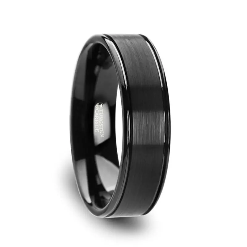 Turner | Tungsten Ring Dual Offset Grooves 1