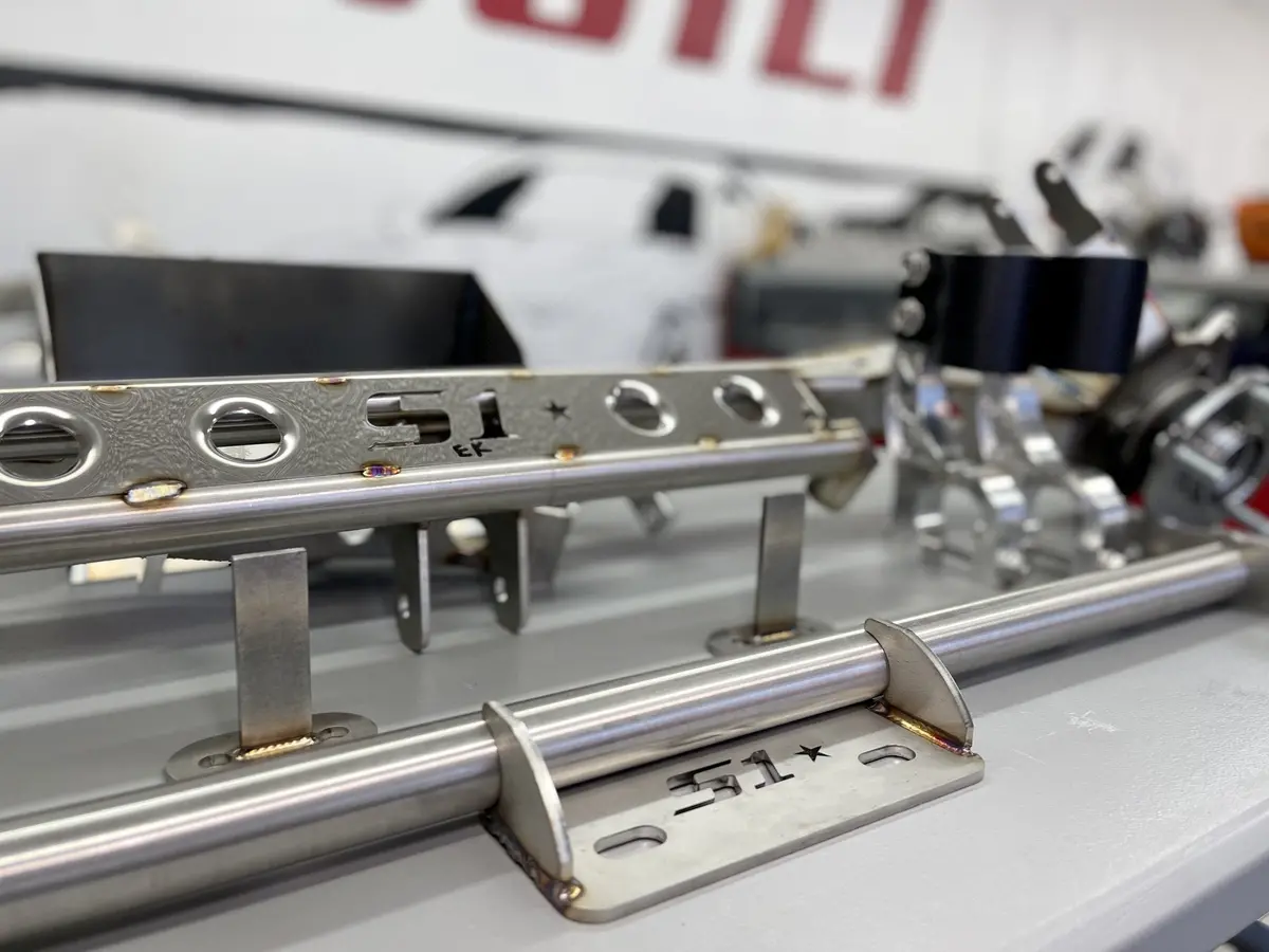 S1 Built Complete Awd Kit: Alpha6 Awd/Rwd/Fwd Rear Trailing Arms With Tubular Style Rear Diff Mount Kit And Billet Forks 4