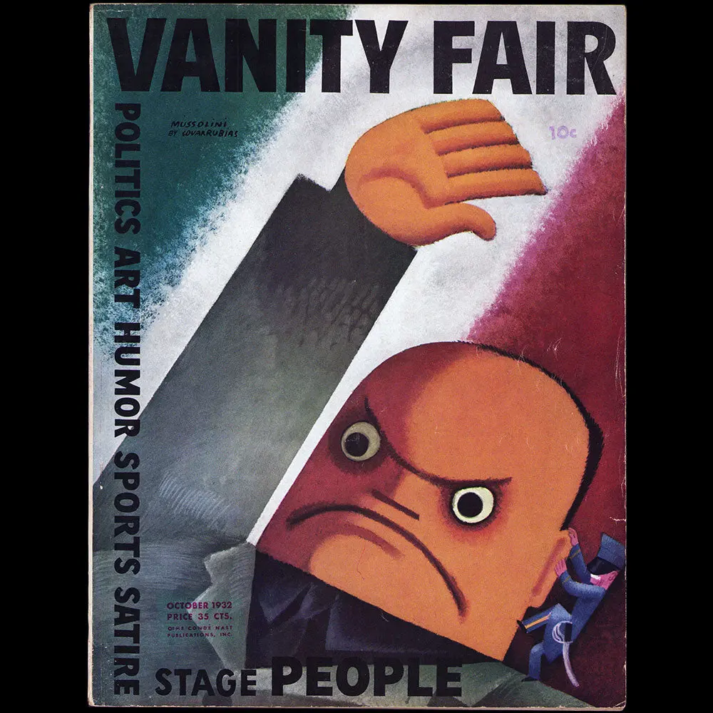 Vanity Fair, Octobre 1932, Couverture De Covarrubias 1