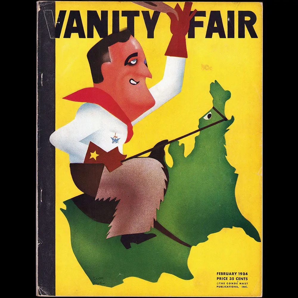 Vanity Fair, Février 1934, Couverture De Leon Carlin 1