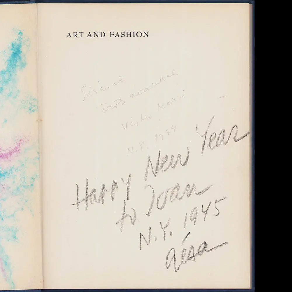 Art And Fashion, Exemplaire Avec Envoi De Marcel Vertes (1944) 2