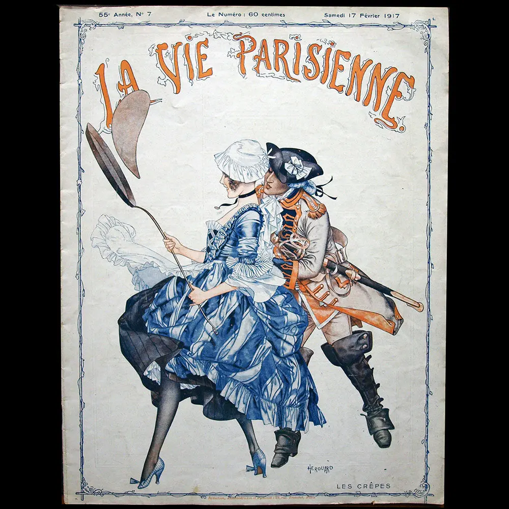 La Vie Parisienne, 17 Février 1917, Couverture De Herouard 1