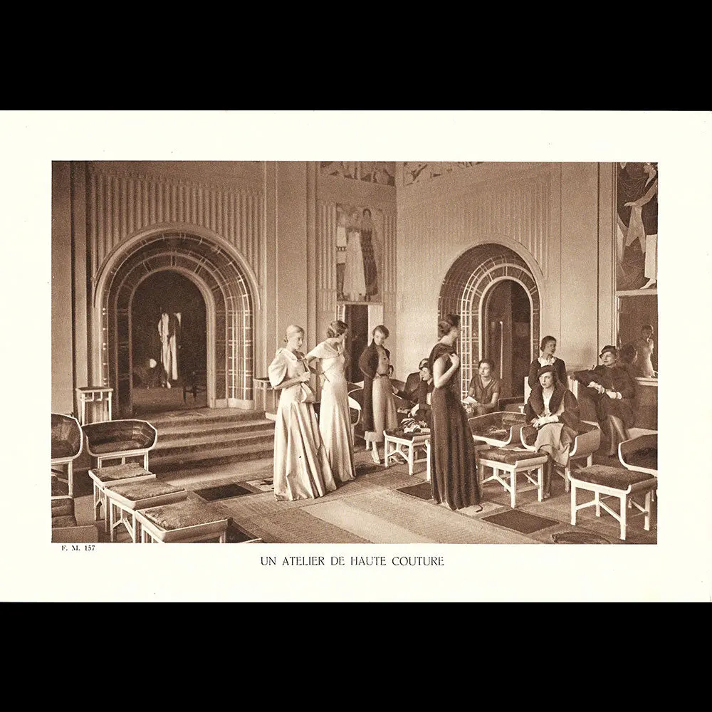 Vionnet - Salon De Présentation De La Maison Avenue Montaigne À Paris (1933) 1