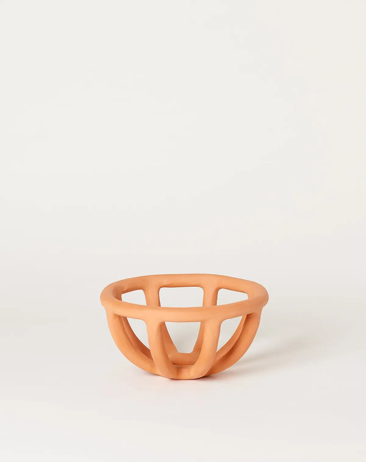 Small Prong Bowl In Terracotta 1