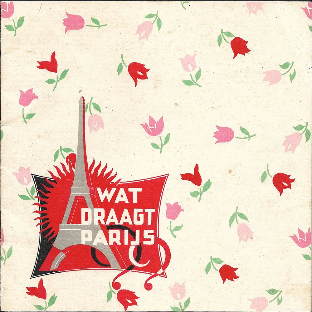 Vlisco - Wat Draagt Parijs? - Document Publicitaire Par Cosette Vogel (1929) 1