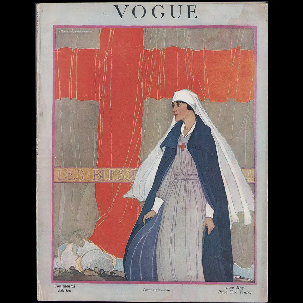 Vogue, Continental Edition, France (Late May 1918), Couverture De Porter Woodruff 1