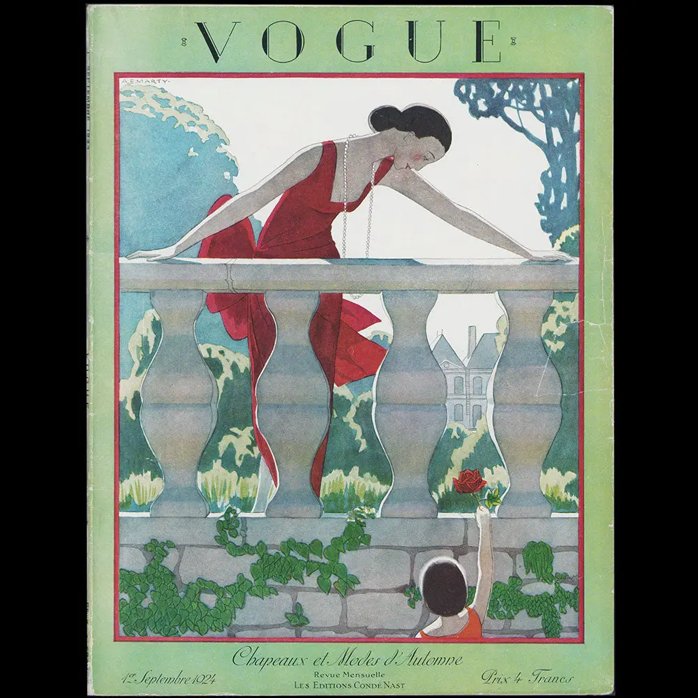 Vogue France (1Er Septembre 1924), Couverture De Marty 1