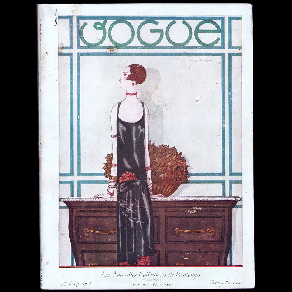 Vogue France (1Er Avril 1925), Couverture De Georges Lepape 1
