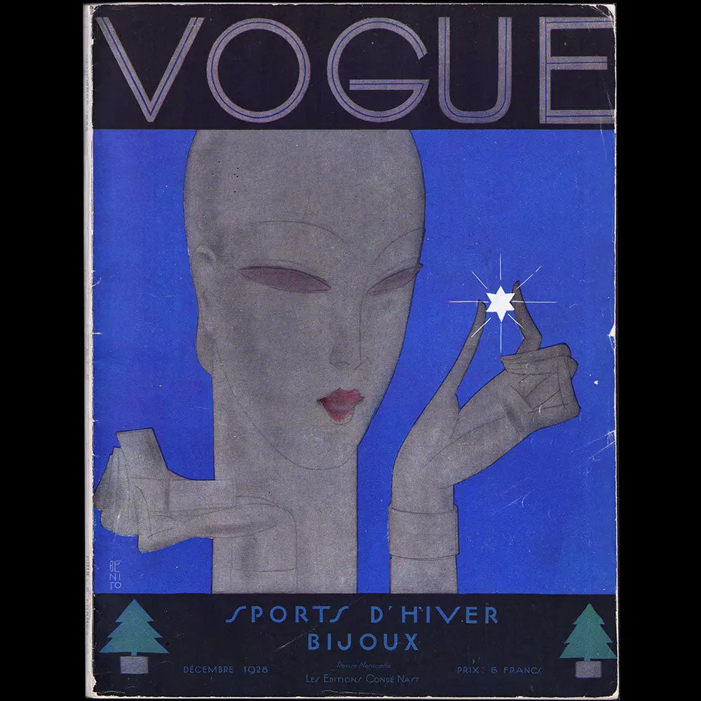 Vogue France (1Er Décembre 1928), Couverture De Benito 1