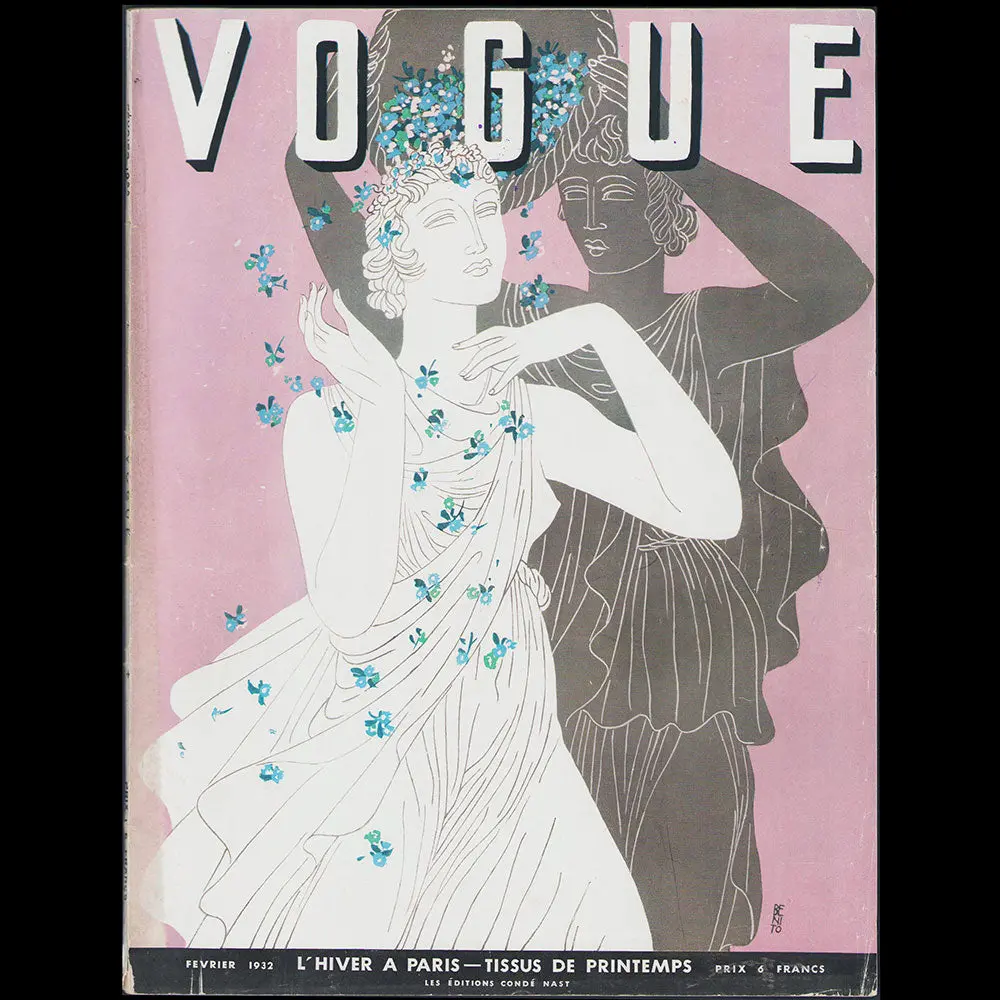 Vogue France (1Er Février 1932), Couverture De Benito 1