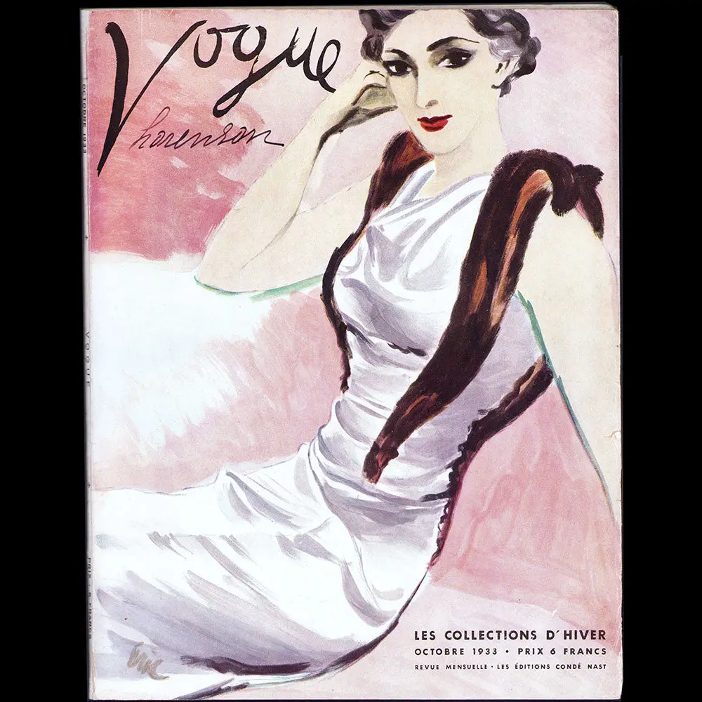 Vogue France (1Er Octobre 1933), Couverture D'eric 1