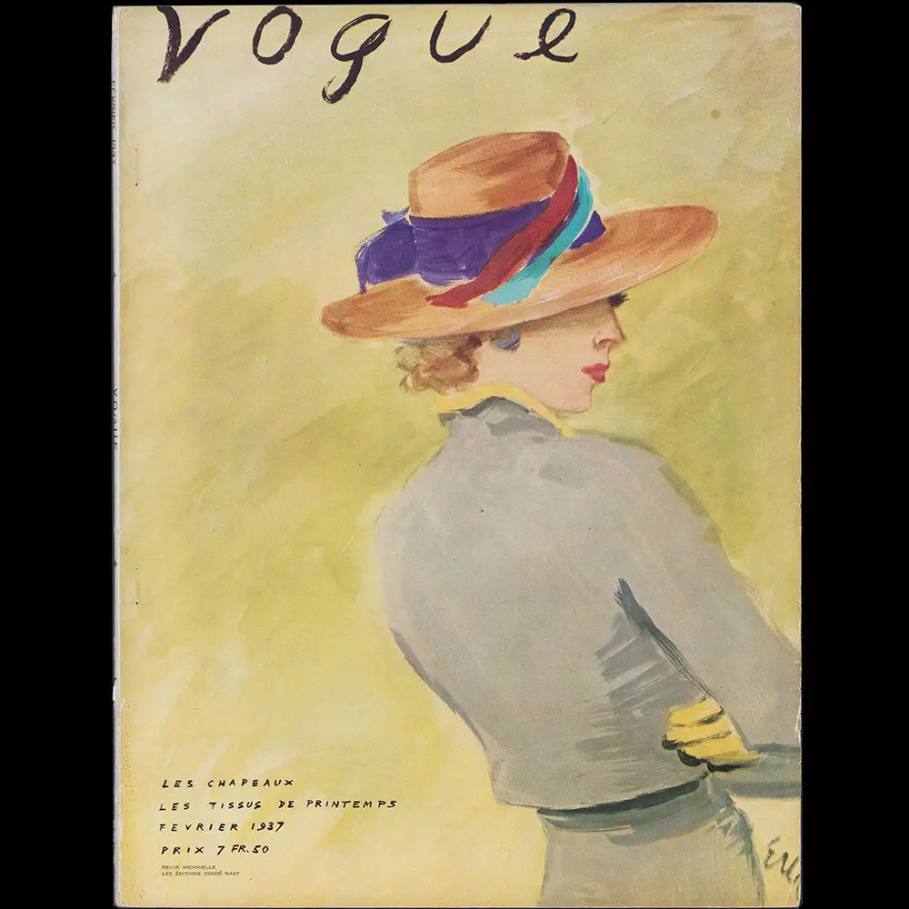 Vogue France (1Er Février 1937), Couverture D'eric 1