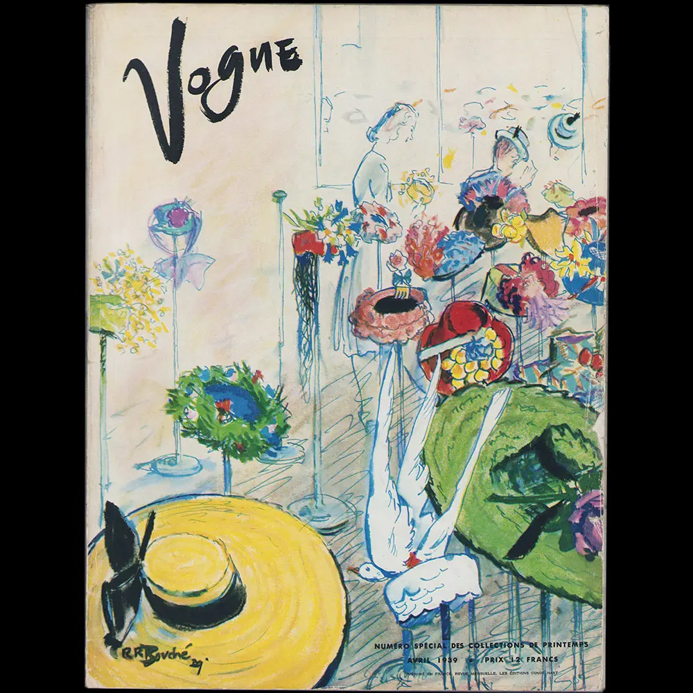 Vogue France (1Er Avril 1939), Couverture De René Bouché 1