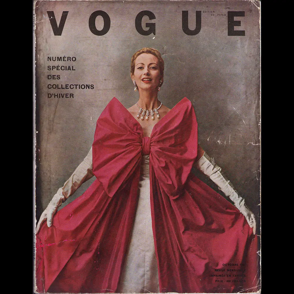 Vogue France (Octobre 1951), Couverture De Cecil Beaton 1