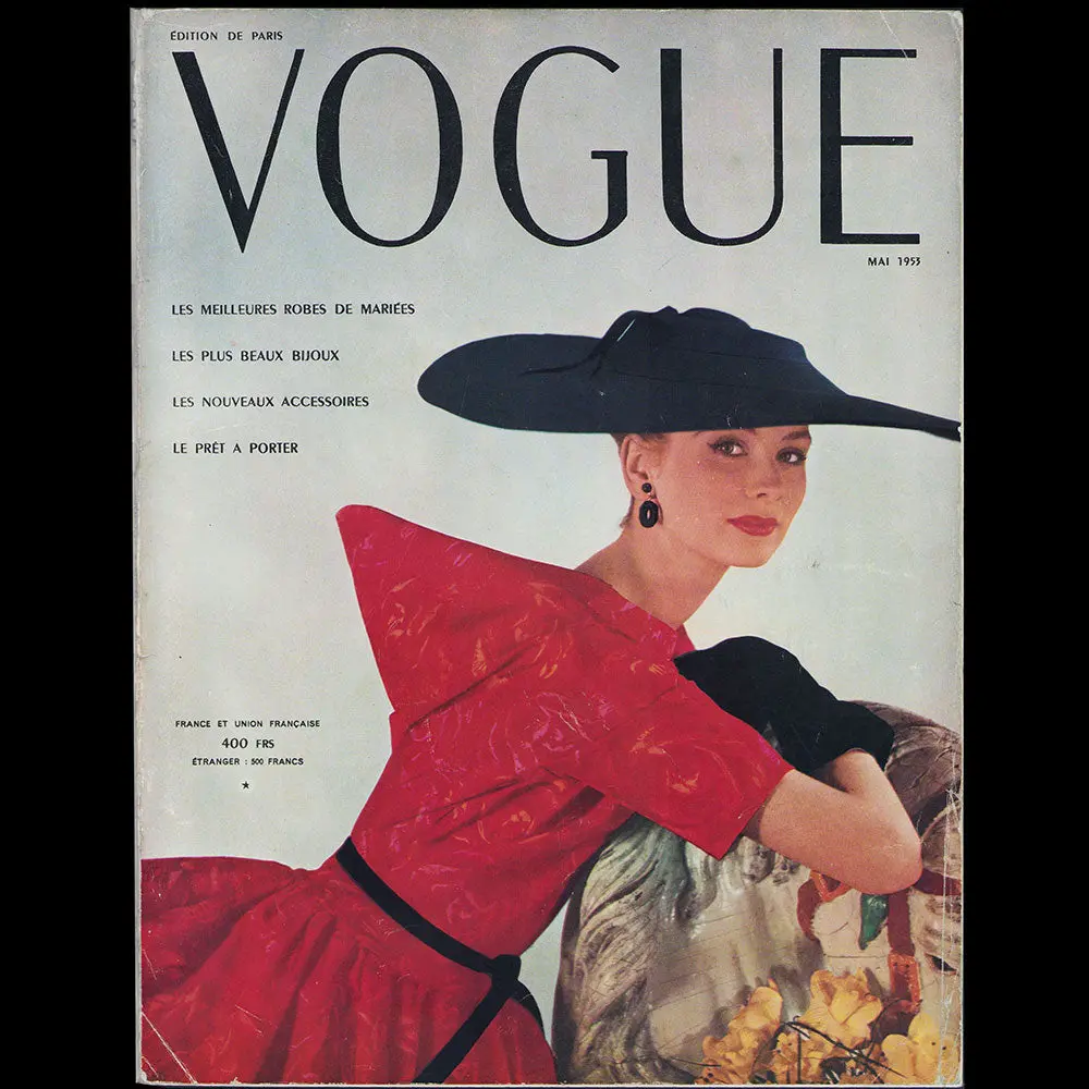 Vogue France (1Er Mai 1953), Couverture D'henry Clarke 1