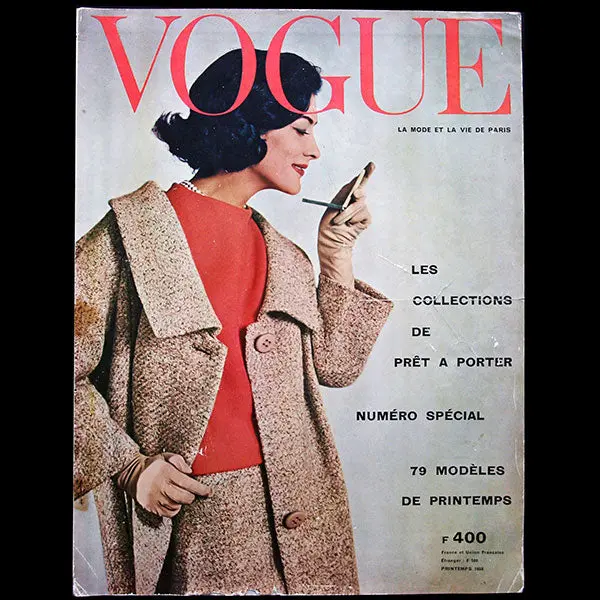 Vogue France (Février 1958), Couverture De William Klein 1