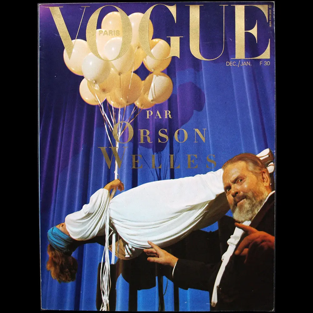 Vogue France Par Orson Welles (Décembre 1982-Janvier 1983), Exemplaire De Karl Lagerfeld 1
