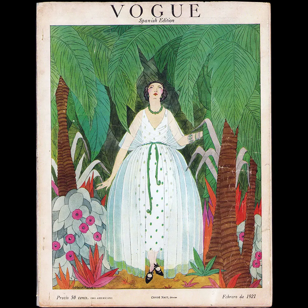 Vogue, Edition Espagnole, (1921, Février), Couverture D'harriet Meserole 1