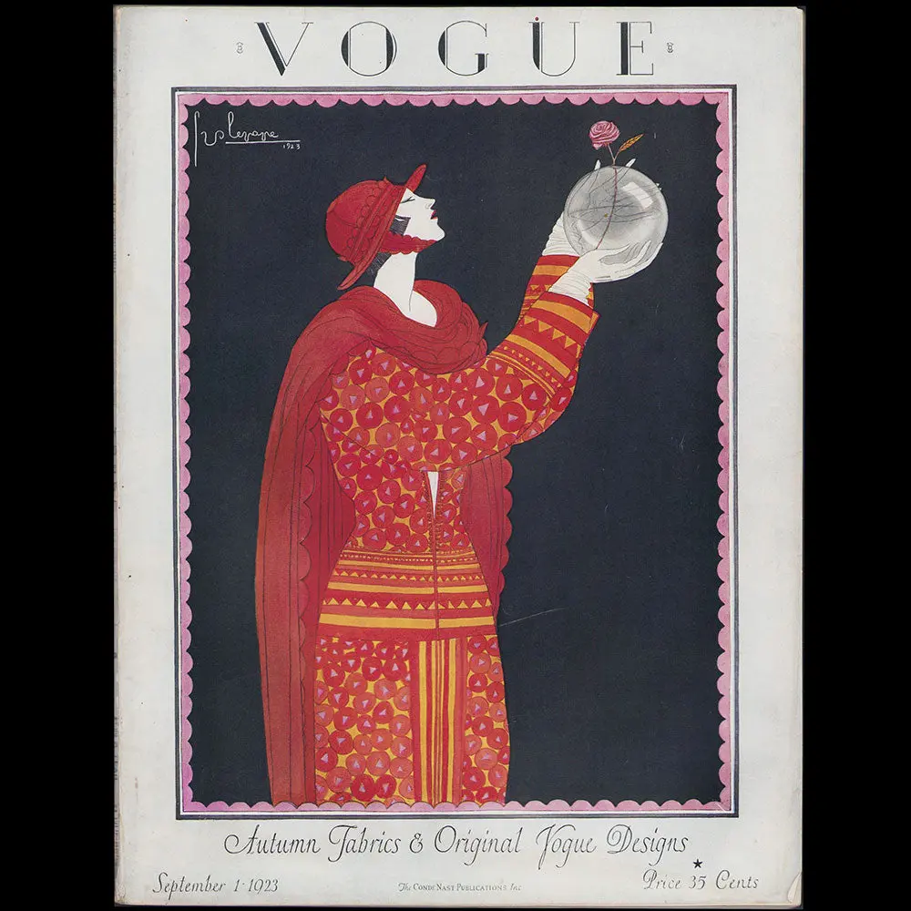 Vogue Us (1St September 1923), Couverture De Georges Lepape 1