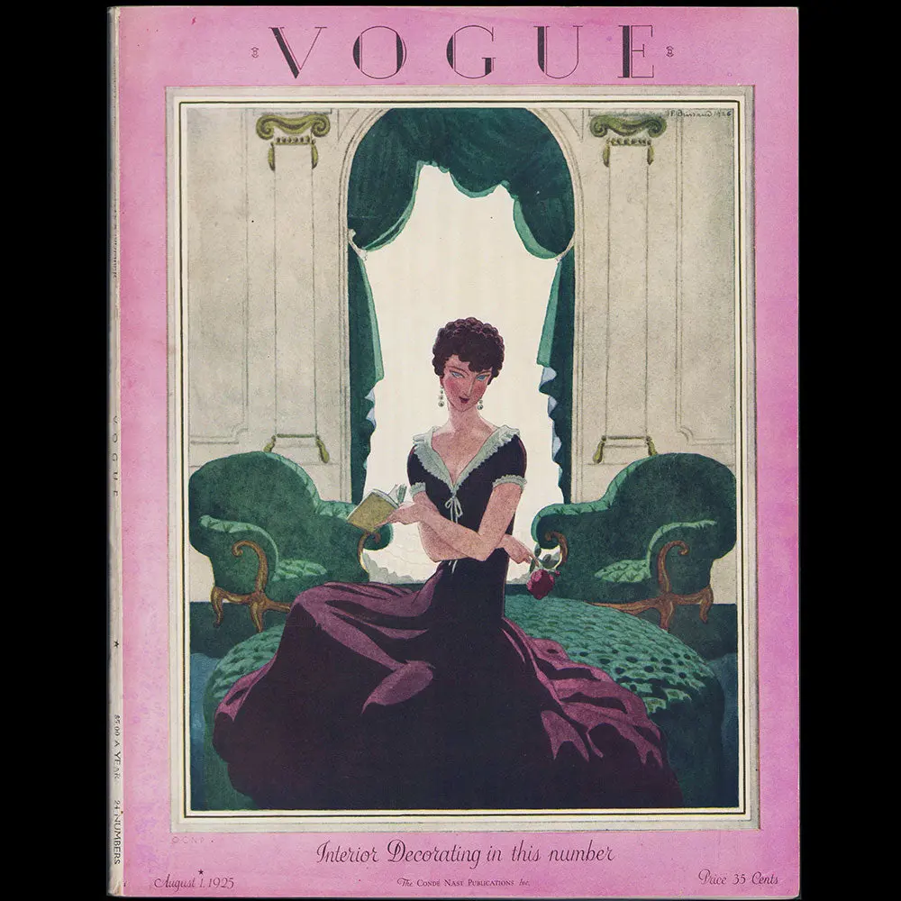 Vogue Us (1St August 1925), Couverture De Pierre Brissaud 1