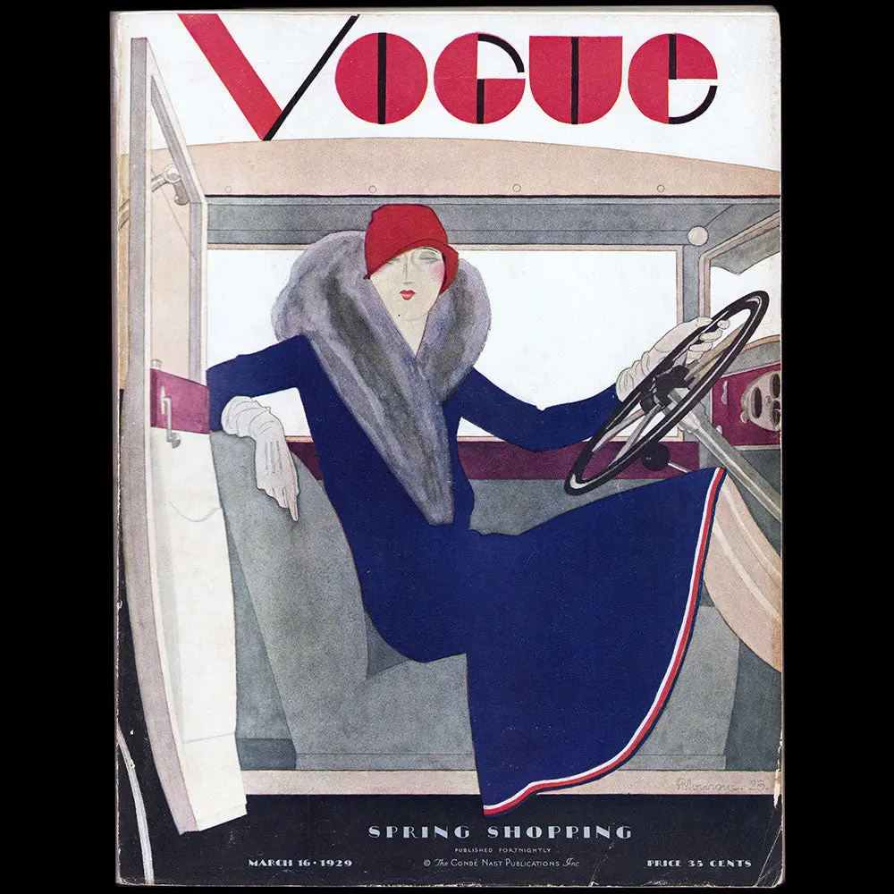 Vogue Us (16 March 1929), Couverture De Pierre Mourgue 1