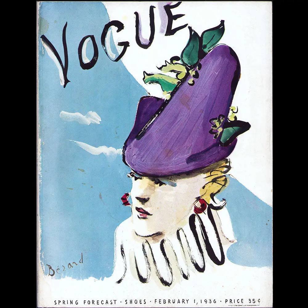 Vogue Us (February 1St 1936), Couverture De Christian Bérard 1