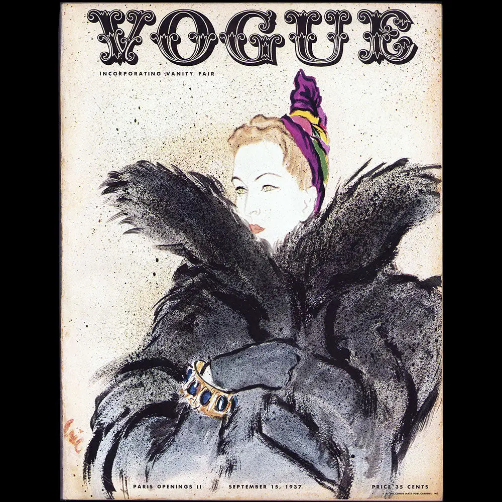 Vogue Us (15 September 1937), Couverture D'eric 1