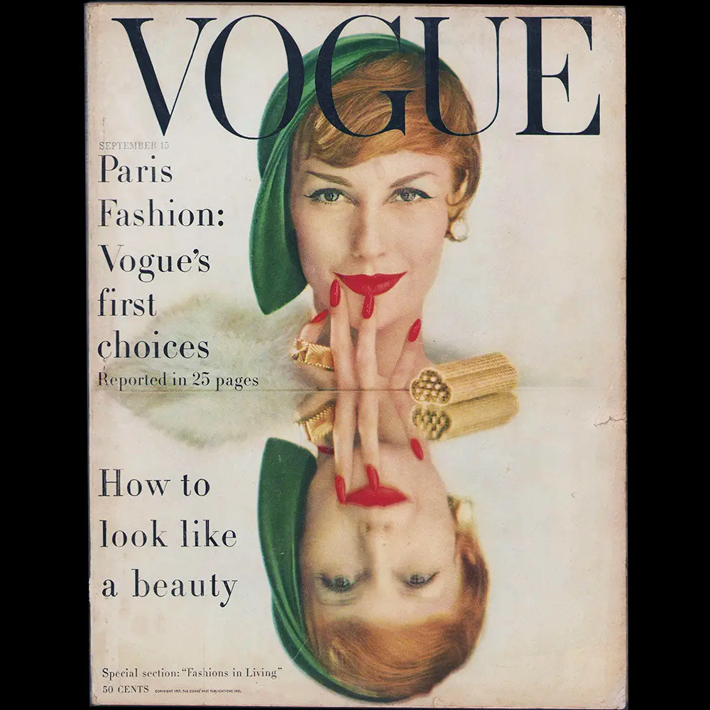 Vogue Us (September 1957), Couverture De John Rawlings 1