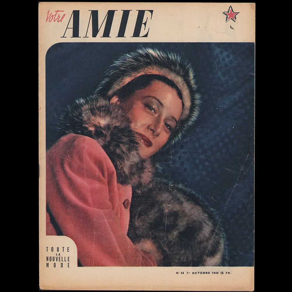Votre Amie, N°48, 1Er Octobre 1946, Couverture De Kitrosser 1
