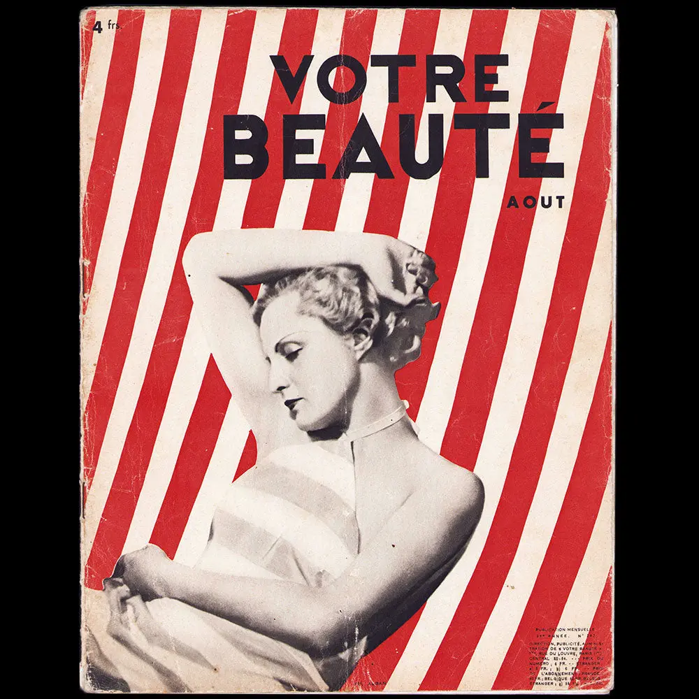 Votre Beauté, Août 1933, Couverture D'alban 1