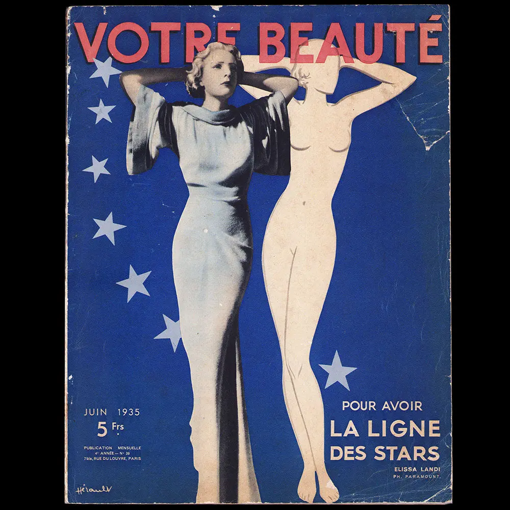 Votre Beauté, Juin 1935, Couverture De Hérault 1