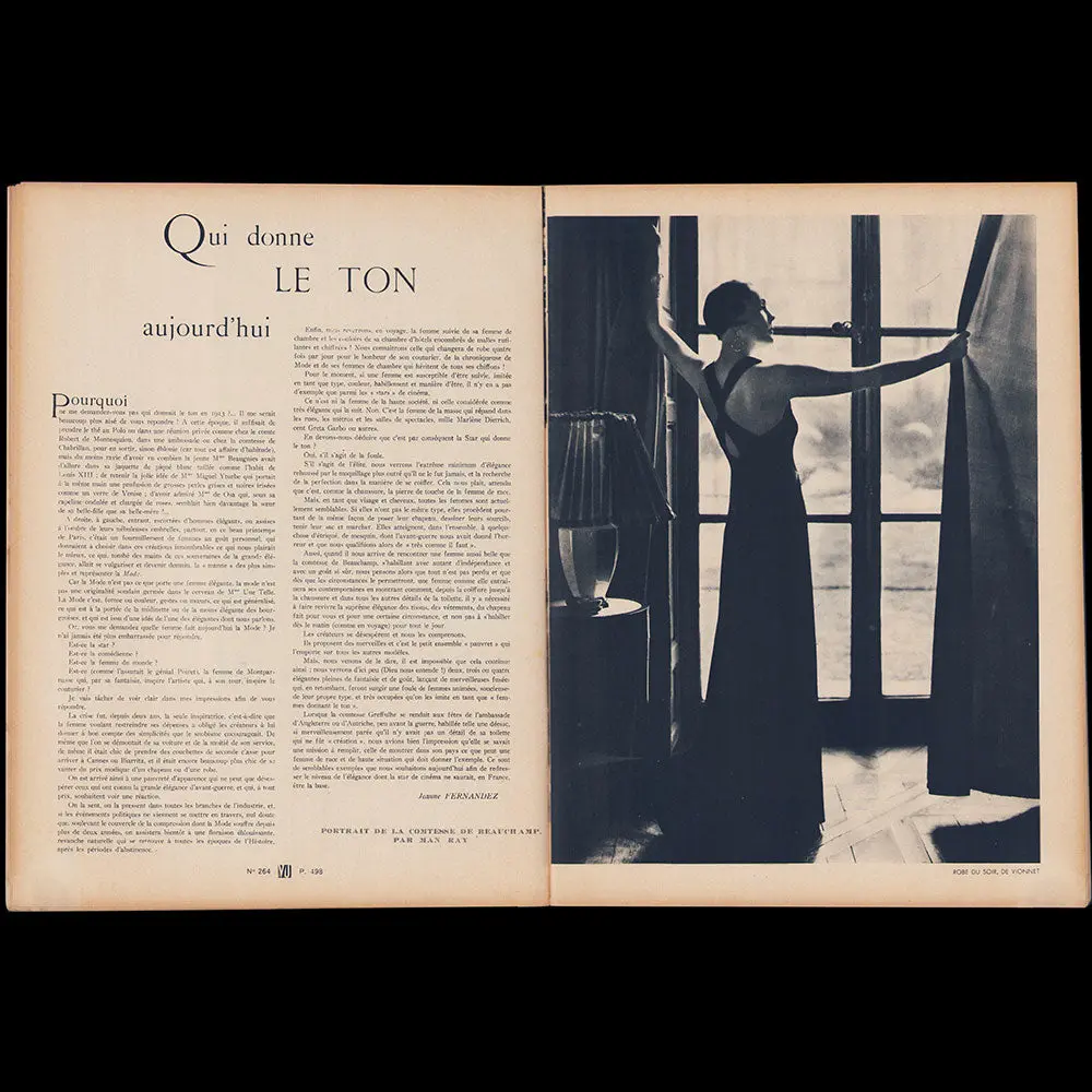 Vu, A La Mode (5 Avril 1933), Couverture De Georges Saad 2