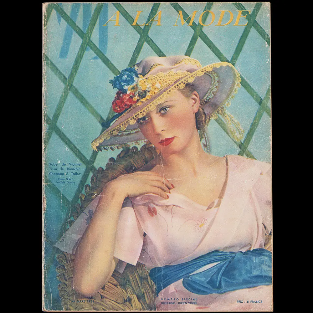 Vu, A La Mode, Numéro Spécial (24 Mars 1934), Couverture De Georges Saad 1