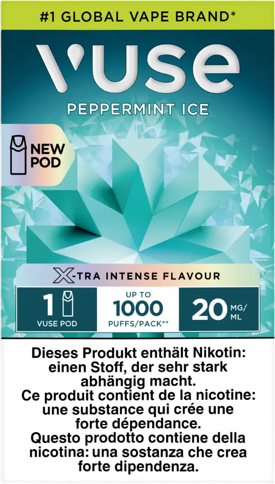 Vuse 1000 Peppermint Ice 20Mg 1
