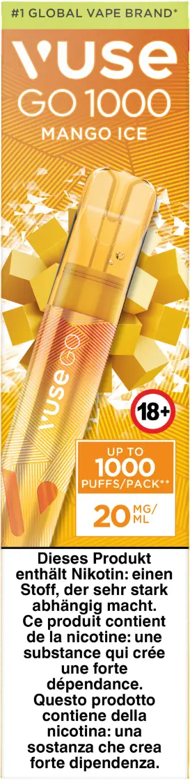 Vuse Go 1000 Mango Ice 20Mg 1