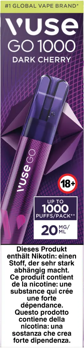 Vuse Go 1000 Pen Darkcherry 20Mg 1